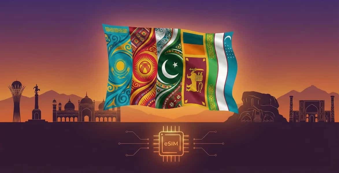 Central Asia (5 Countries), eSIM Scout eSIM